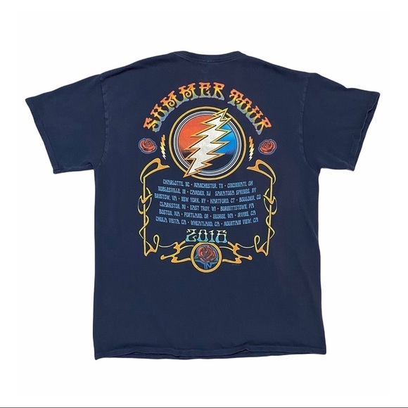 Liquid Blue Grateful Dead Concert Tee Size Large - Picture 2 of 6